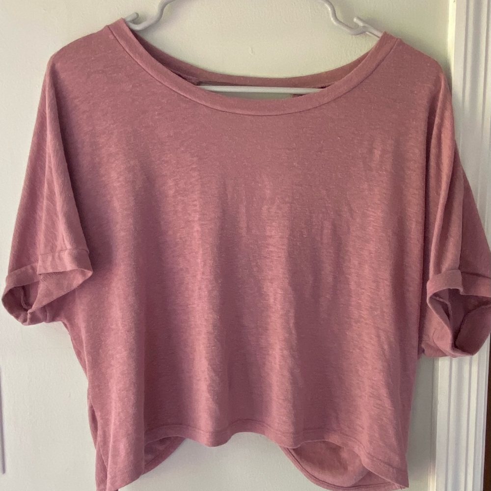 Aeropostale crop top, medium, open back
